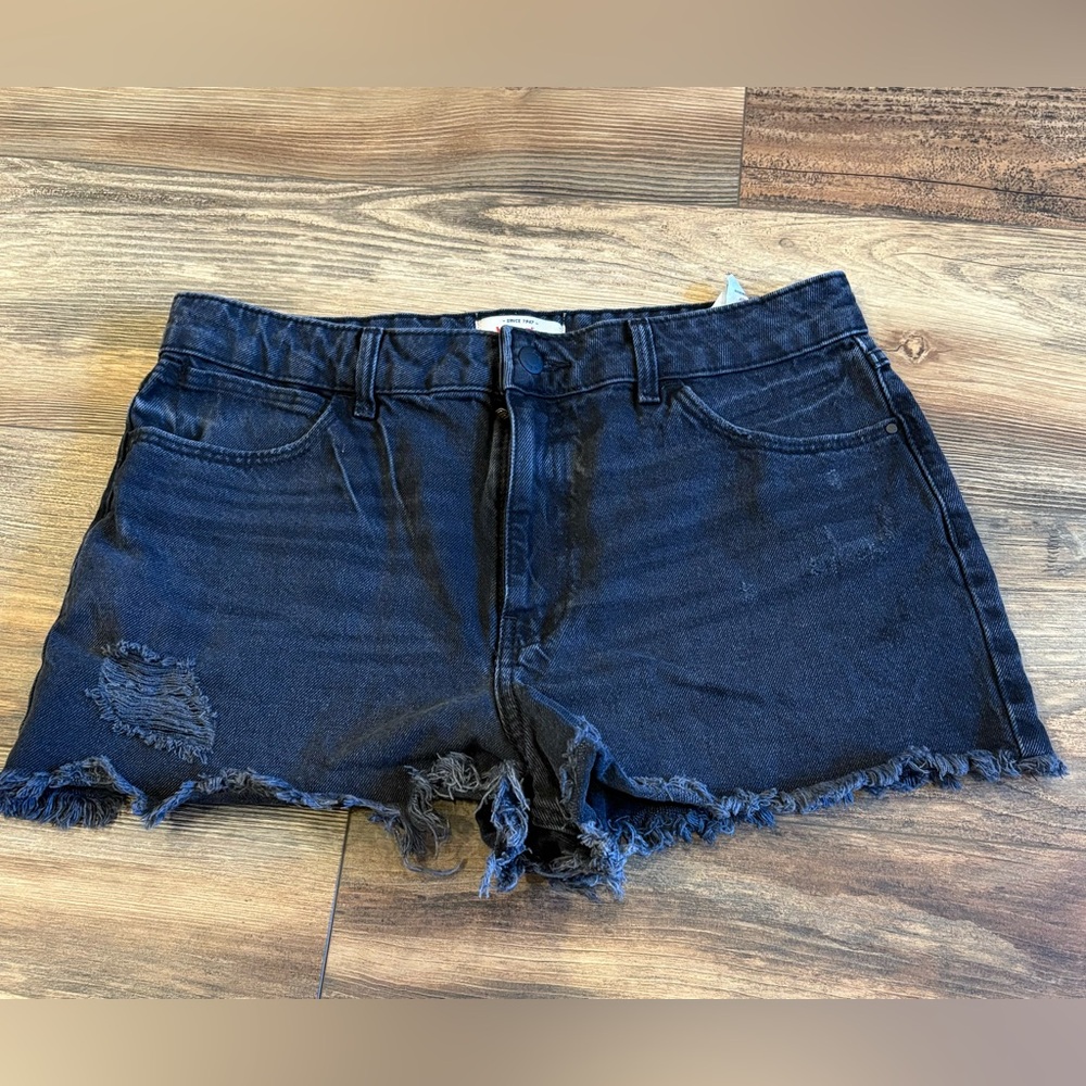 Wrangler Black Jean Shorts Womens size 12